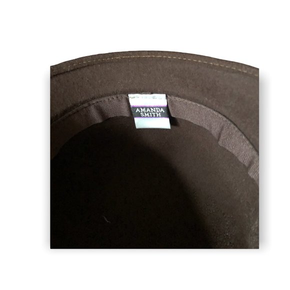 Brown 100% wool Hat - Picture 2 of 3